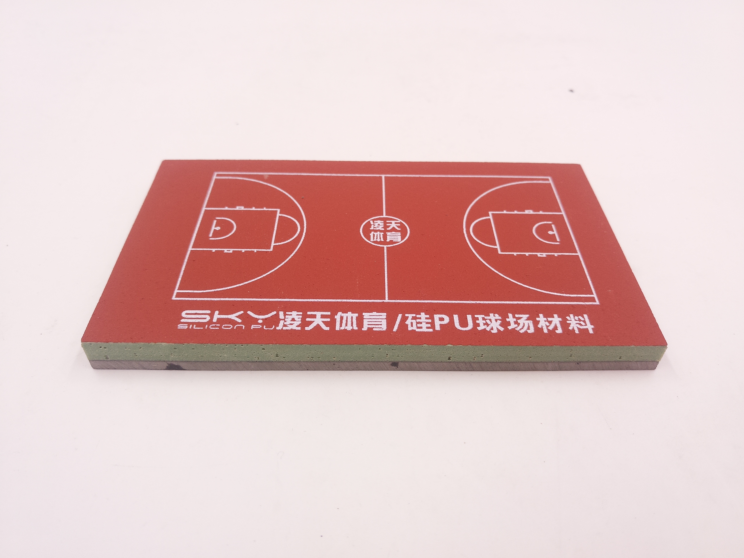 硅PU球场制作工艺与硅pu篮球场效果图！